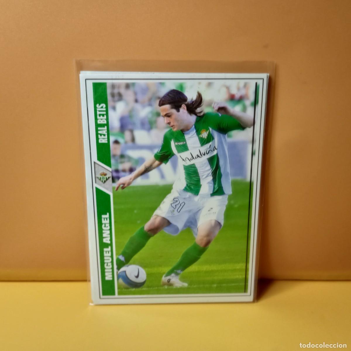 Fu&szlig;ball-Sticker: MUNDICROMO 2007 2008 07 08 REAL BETIS MIGUEL ANGEL 423 (BAJA)