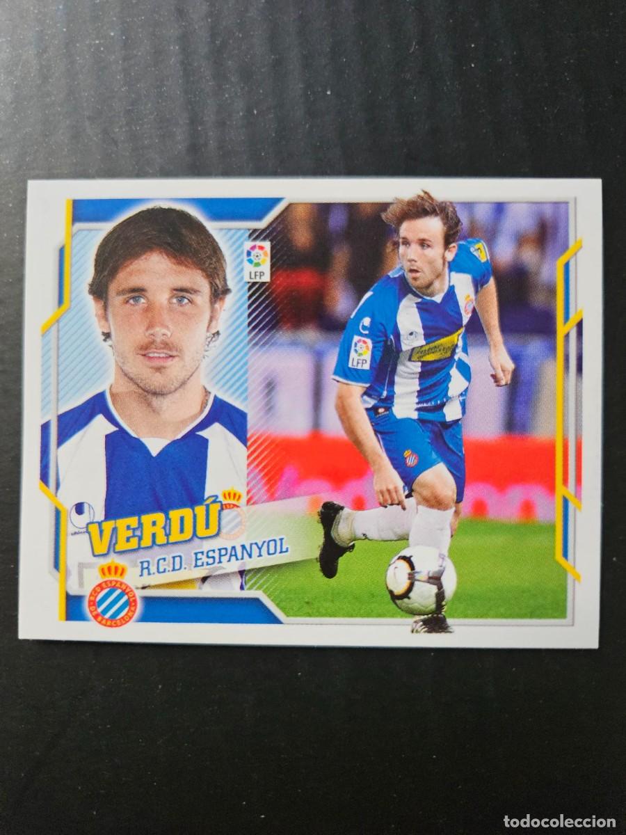 Fu&szlig;ball-Sticker: N&ordm; 10 VERDU ESPANYOL ESPA&Ntilde;OL LIGA ESTE 10 11 2010 2011 SIN PEGAR NUNCA PEGADO