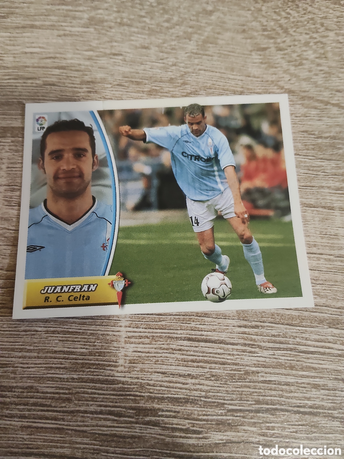Cromos de F&uacute;tbol: Juanfran Celta de Vigo liga 2003 2004 03 04 ediciones este