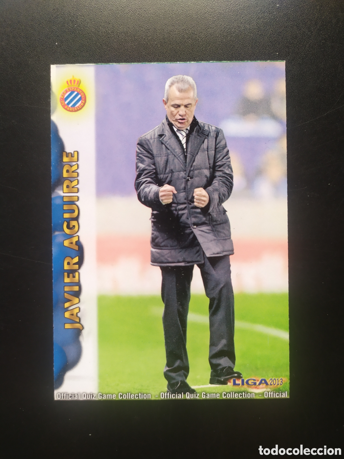 Fu&szlig;ball-Sticker: Mundicromo fichas Liga 2012 2013 12 13 Javier Aguirre n&deg; 1283 Espanyol