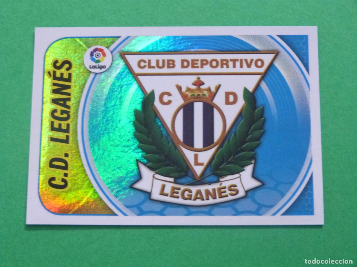 Cromos de f&uacute;tbol: CROMO FUTBOL ESCUDO C.D. LEGANES SIN PEGAR N&ordm; 23 LIGA ESTE 2016-2017/16-17 PANINI