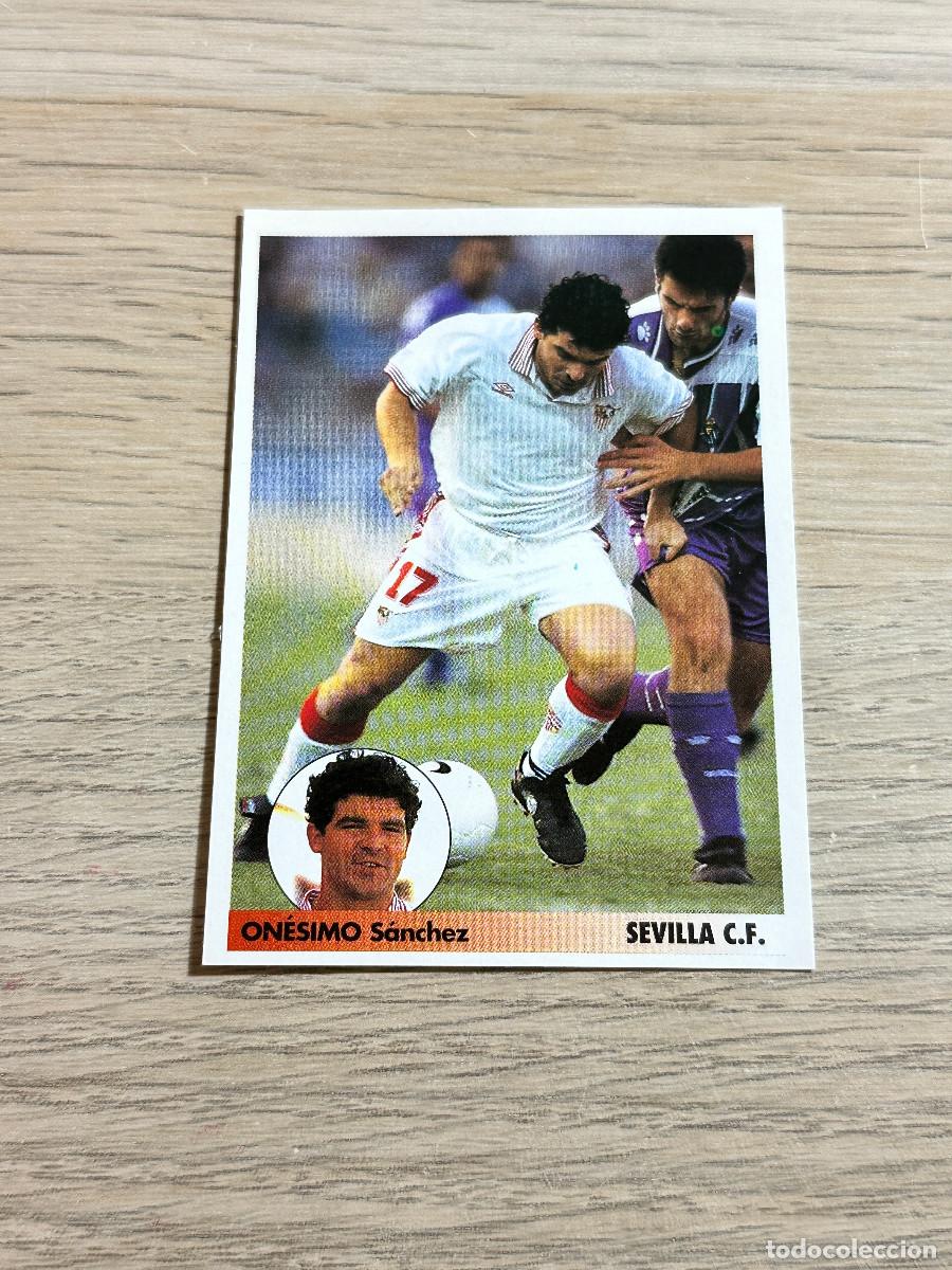 Cromos de Futebol: ONESIMO n&ordm; 258 SEVILLA LOS MEJORES EQUIPOS DE EUROPA 96 97 PANINI SIN PEGAR NUNCA PEGADO