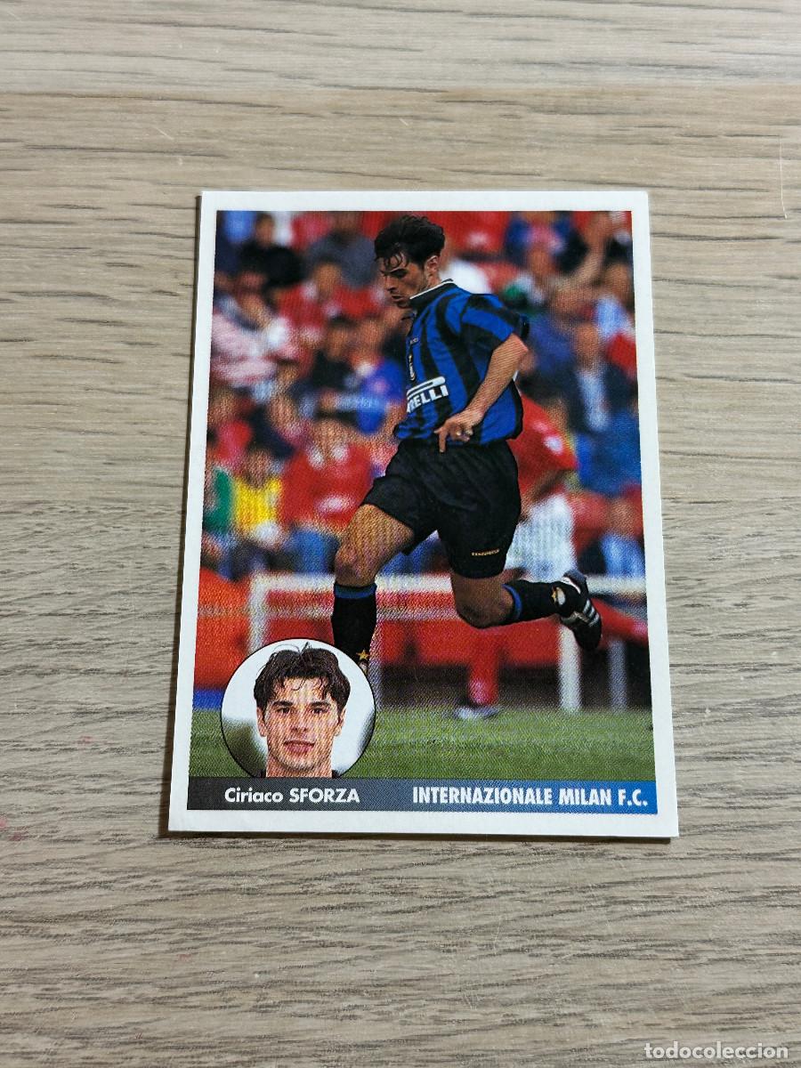 Fu&szlig;ball-Sticker: SFORZA n&ordm; 126 MILAN LOS MEJORES EQUIPOS DE EUROPA 96 97 PANINI SIN PEGAR NUNCA PEGADO