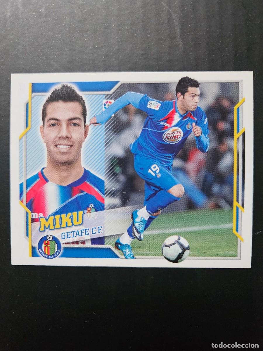 Figurine di Calcio: N&ordm; 16 MIKU GETAFE LIGA ESTE 10 11 2010 2011 SIN PEGAR NUNCA PEGADO