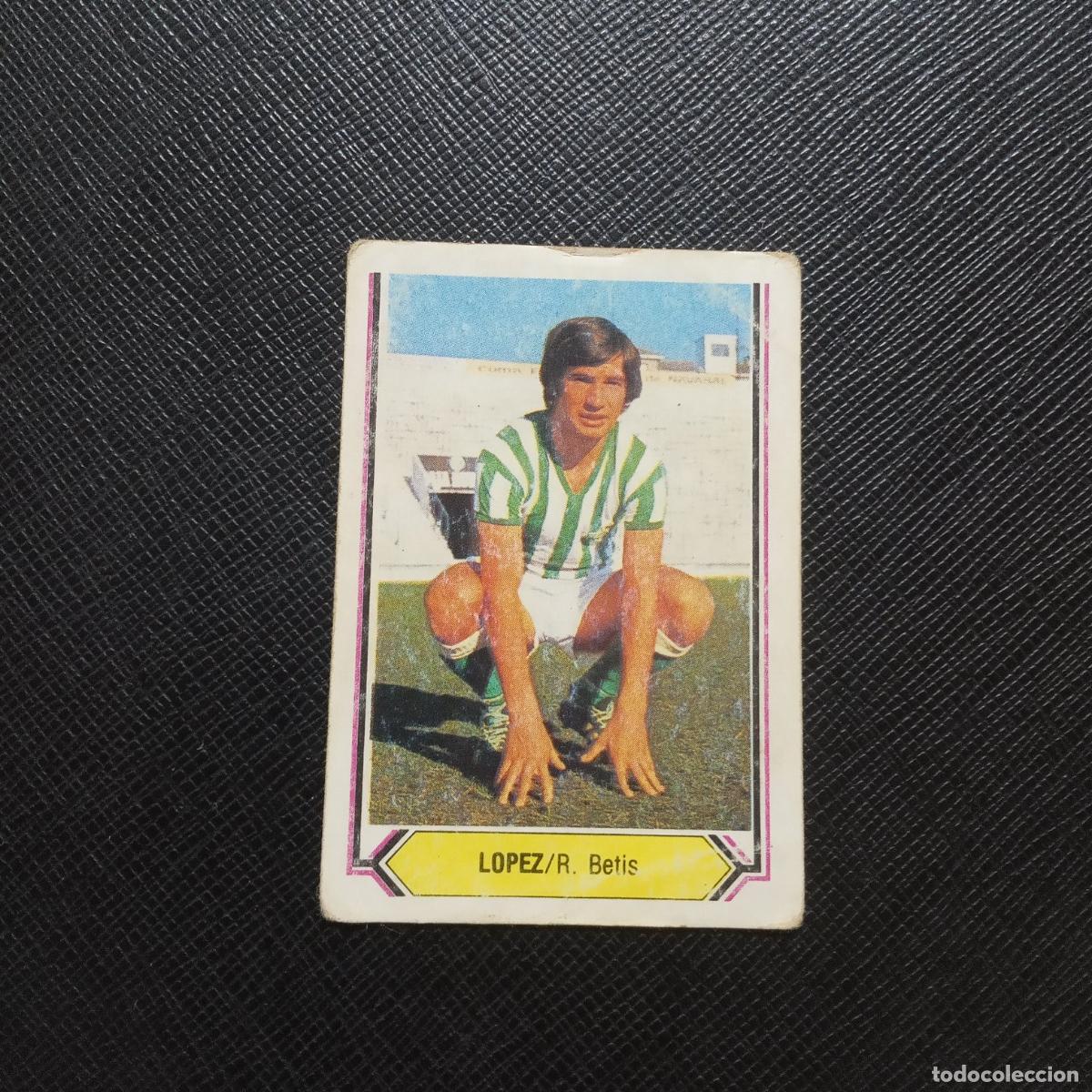 Fu&szlig;ball-Sticker: LOPEZ REAL BETIS ESTE 1980 1981 CROMO FUTBOL LIGA 80 81 - DESPEGADO - A99 PG6