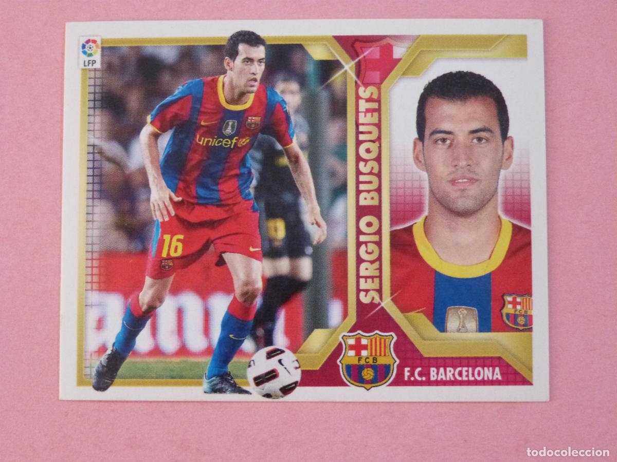 Football Stickers: CROMO FUTBOL SERGIO BUSQUETS F.C. BARCELONA SIN PEGAR N&ordm; 8 LIGA ESTE 2011-2012/11-12