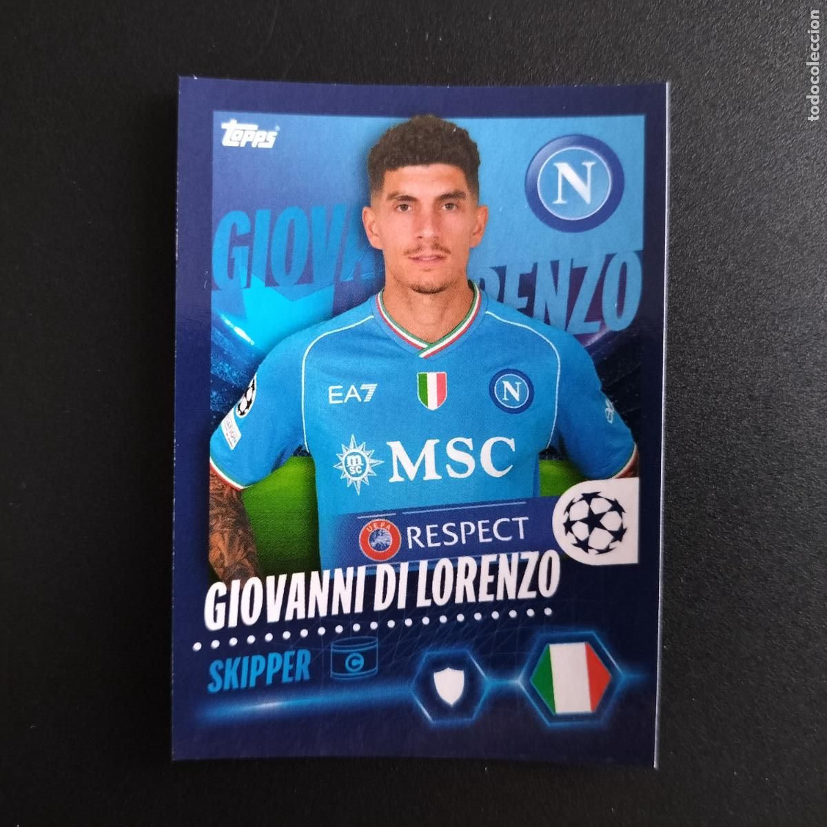 Cromos de F&uacute;tbol: 506 GIOVANNI DI LORENZO NAPOLES STICKERS UEFA CHAMPIONS LEAGUE TOPPS 2023 2024 23 24