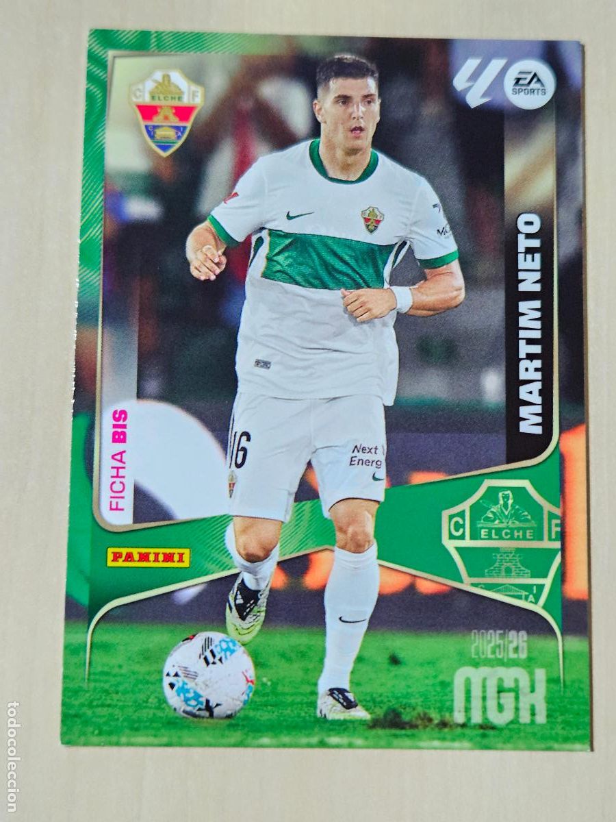 Figurine di Calcio: CROMO N&ordm; BIS 139 MARTIM NETO - MEGACRACKS 2025 26 - FICHA