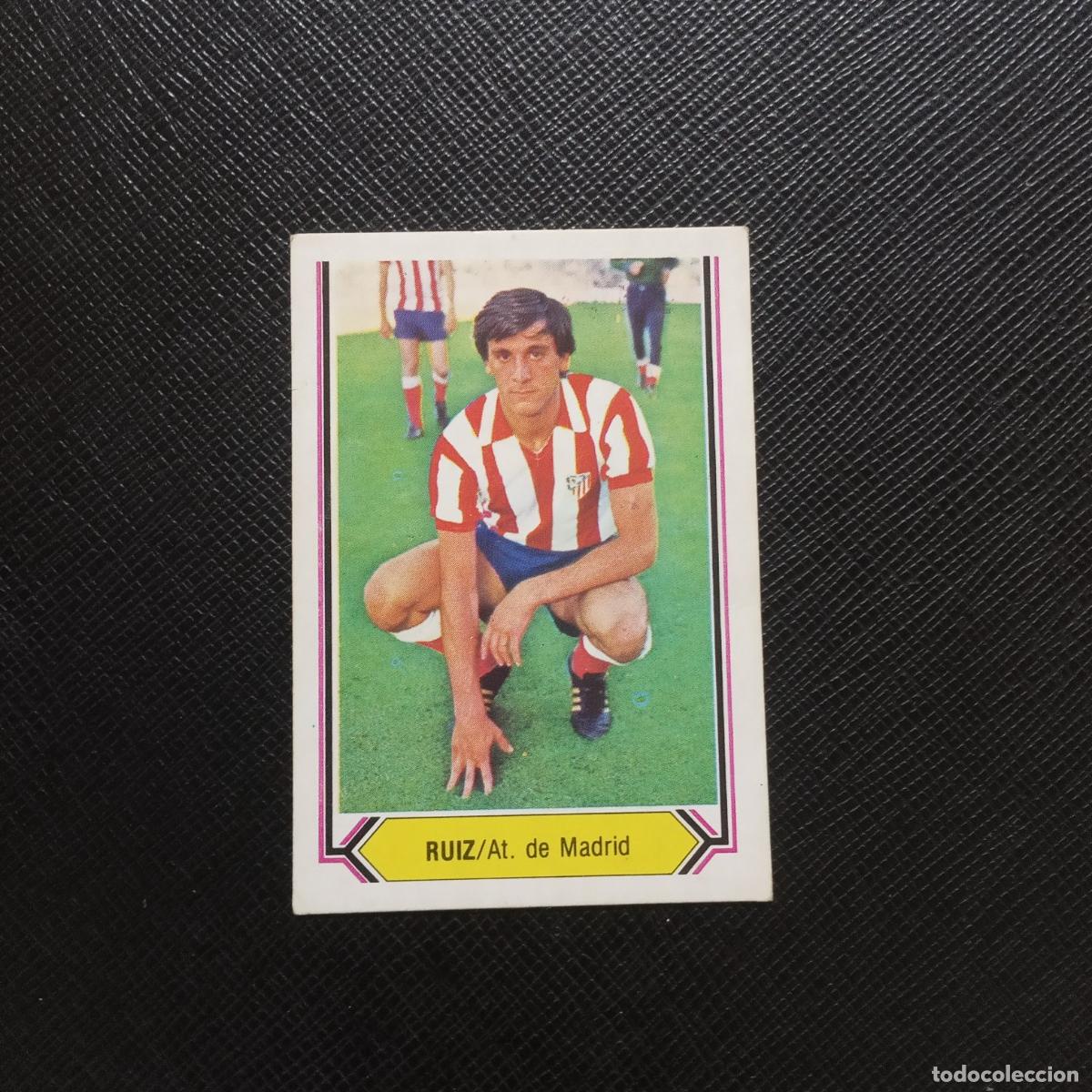 Fu&szlig;ball-Sticker: RUIZ AT MADRID ESTE 1980 1981 CROMO FUTBOL LIGA 80 81 - DESPEGADO - A99 PG16