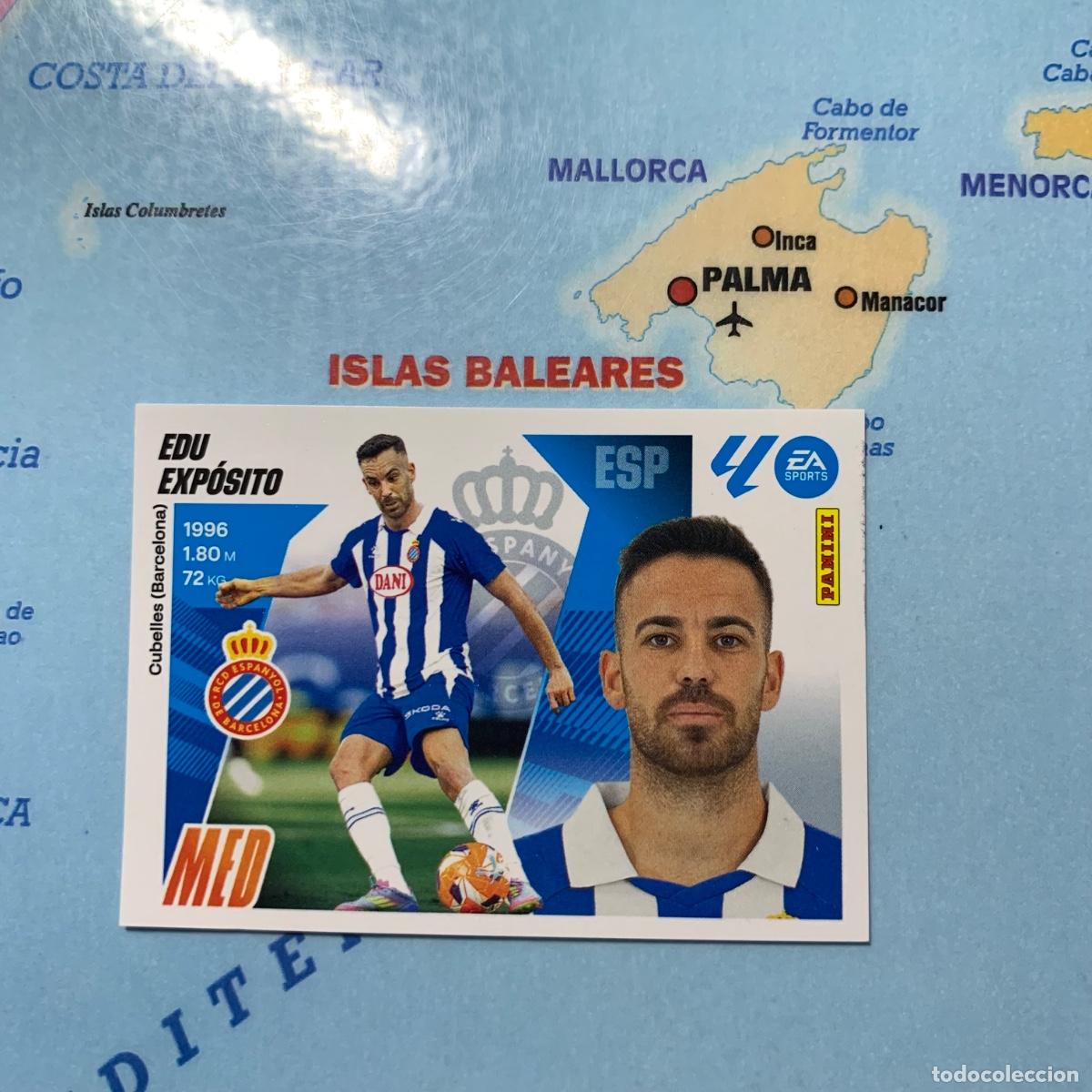 Cromos de f&uacute;tbol: Edu Exp&oacute;sito n&uacute;mero 14 del Espa&ntilde;ol cromo liga este 25-26 2025-2026