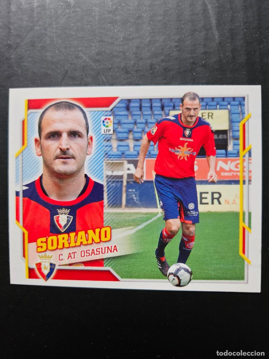 Fu&szlig;ball-Sticker: N&ordm; 9 SORIANO OSASUNA LIGA ESTE 10 11 2010 2011 SIN PEGAR NUNCA PEGADO