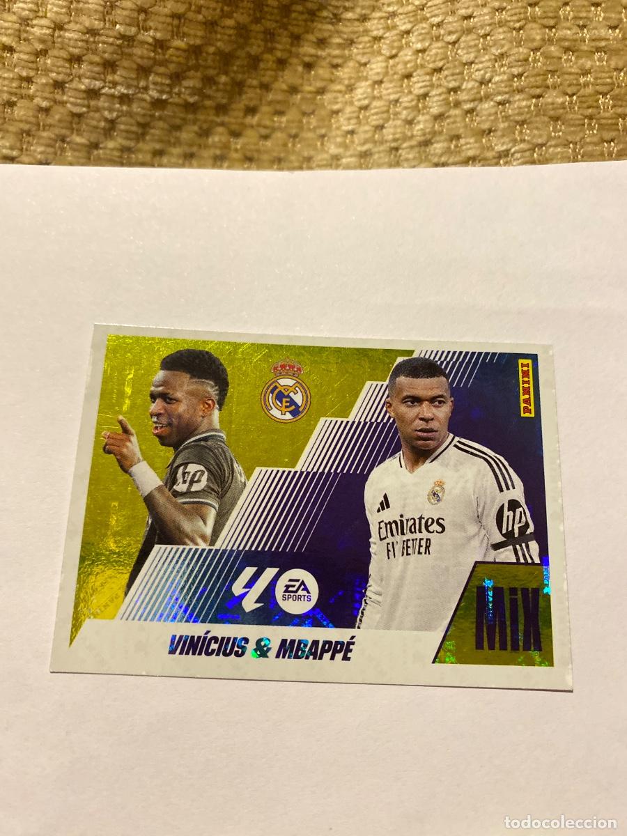 Cromos de f&uacute;tbol: Cromo liga 2025/2026 Mix 22 vinicius mbappe