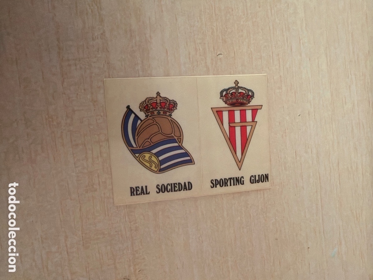 Cromos de F&uacute;tbol: Real Sociedad y Sporting Gijon, F&uacute;tbol 90 Panini.