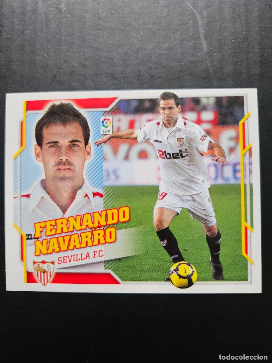 Figurine di Calcio: N&ordm; 7A FERNANDO NAVARRO SEVILLA LIGA ESTE 10 11 2010 2011 SIN PEGAR NUNCA PEGADO