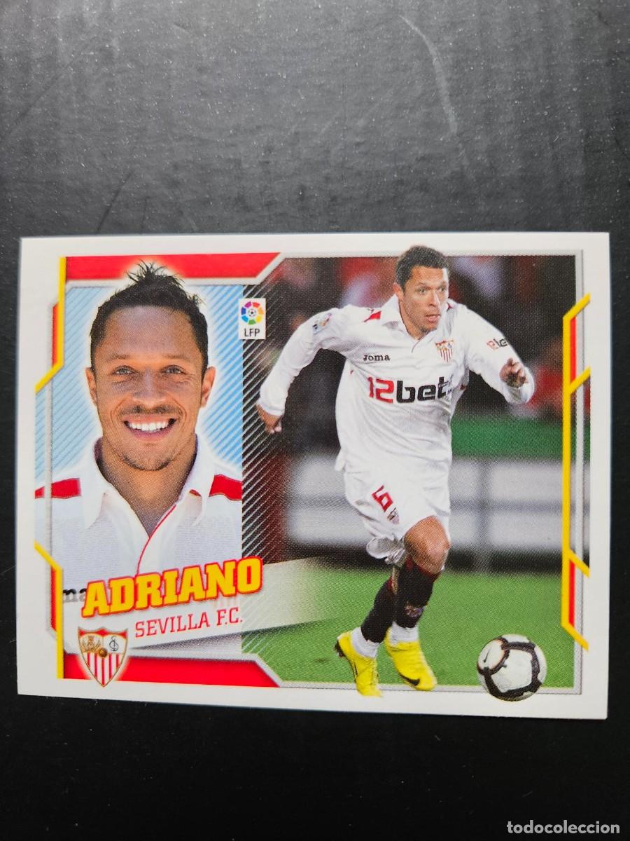 Football Stickers: N&ordm; 7B ADRIANO SEVILLA BAJA LIGA ESTE 10 11 2010 2011 SIN PEGAR NUNCA PEGADO