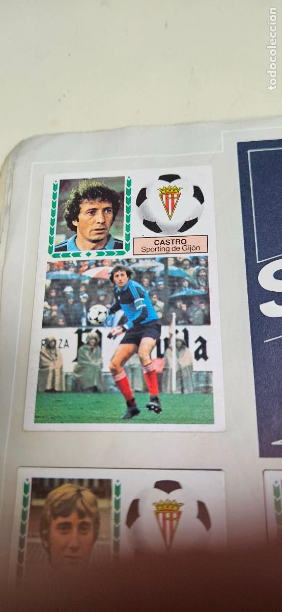 Cromos de F&uacute;tbol: castro sporting de gijon este 1983 1984 83 84 despegado
