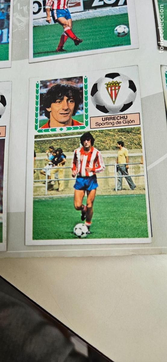 Cromos de F&uacute;tbol: sporting de gijon urrechu este 1983 1984 83 84 despegado