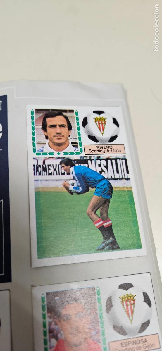Cromos de F&uacute;tbol: sporting de gijon claudio este 1983 1984 83 84 despegado