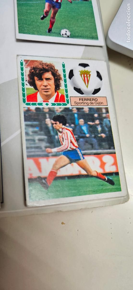 Cromos de F&uacute;tbol: sporting de gijon ferrero este 1983 1984 83 84 despegado