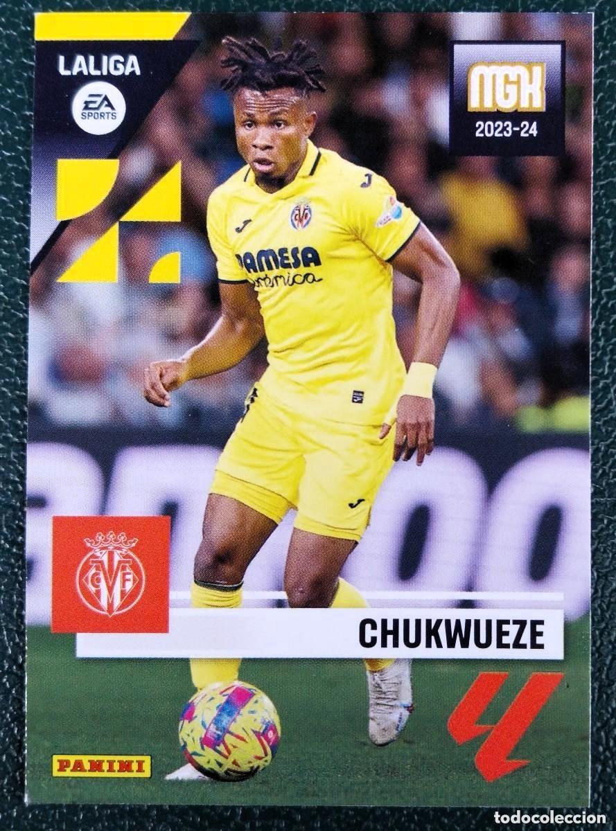 Cartes &agrave; collectionner de Football: 378 CHUKWUEZE VILLARREAL CF FICHAS ALBUM MEGACRACKS 2023 2024 23 24