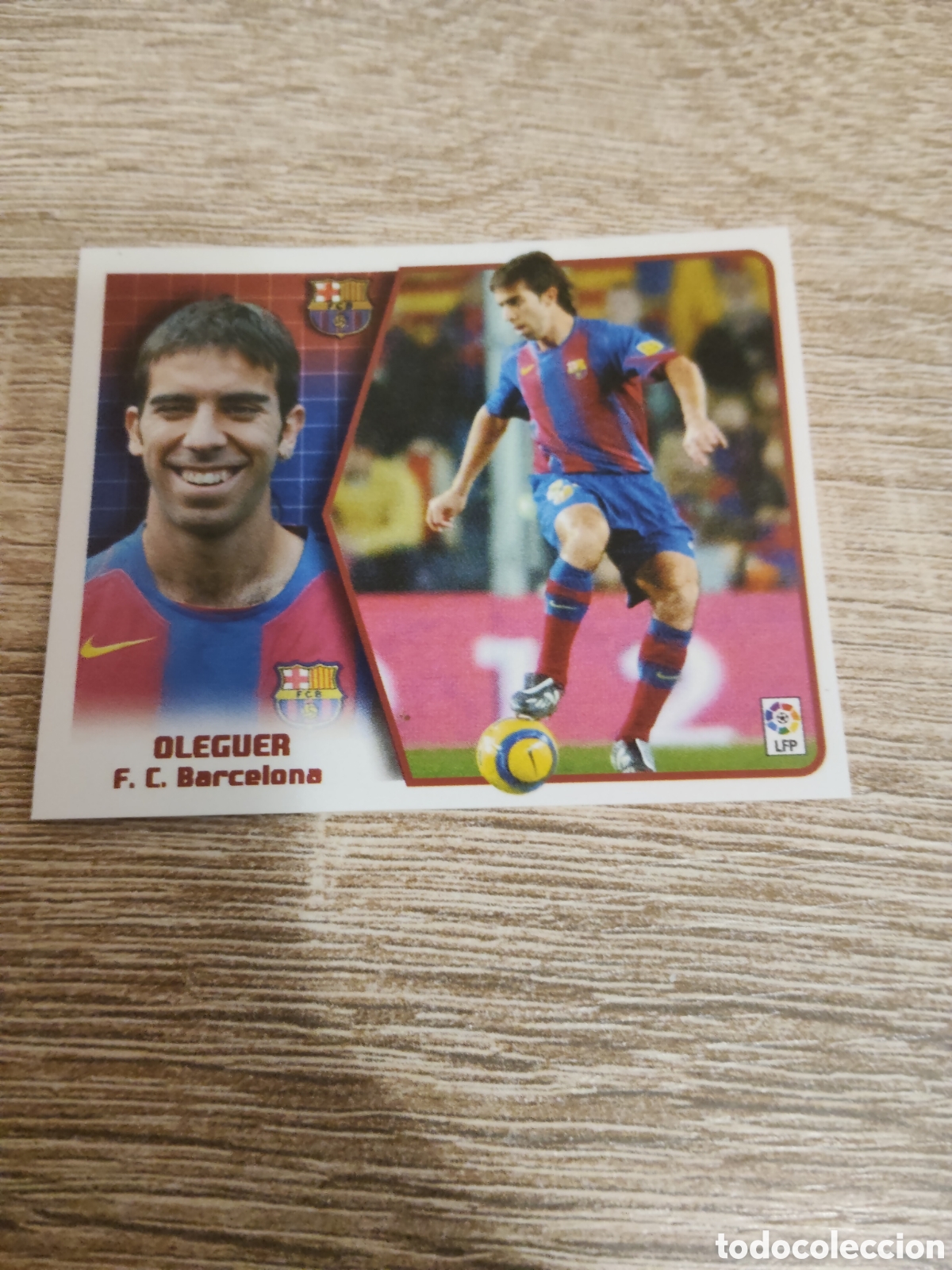 Cromos de f&uacute;tbol: Oleguer Barcelona liga 2005 2006 05 06 ediciones este
