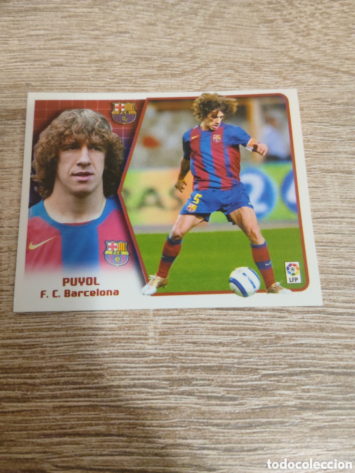 Cromos de F&uacute;tbol: Puyol Barcelona liga 2005 2006 05 06 ediciones este