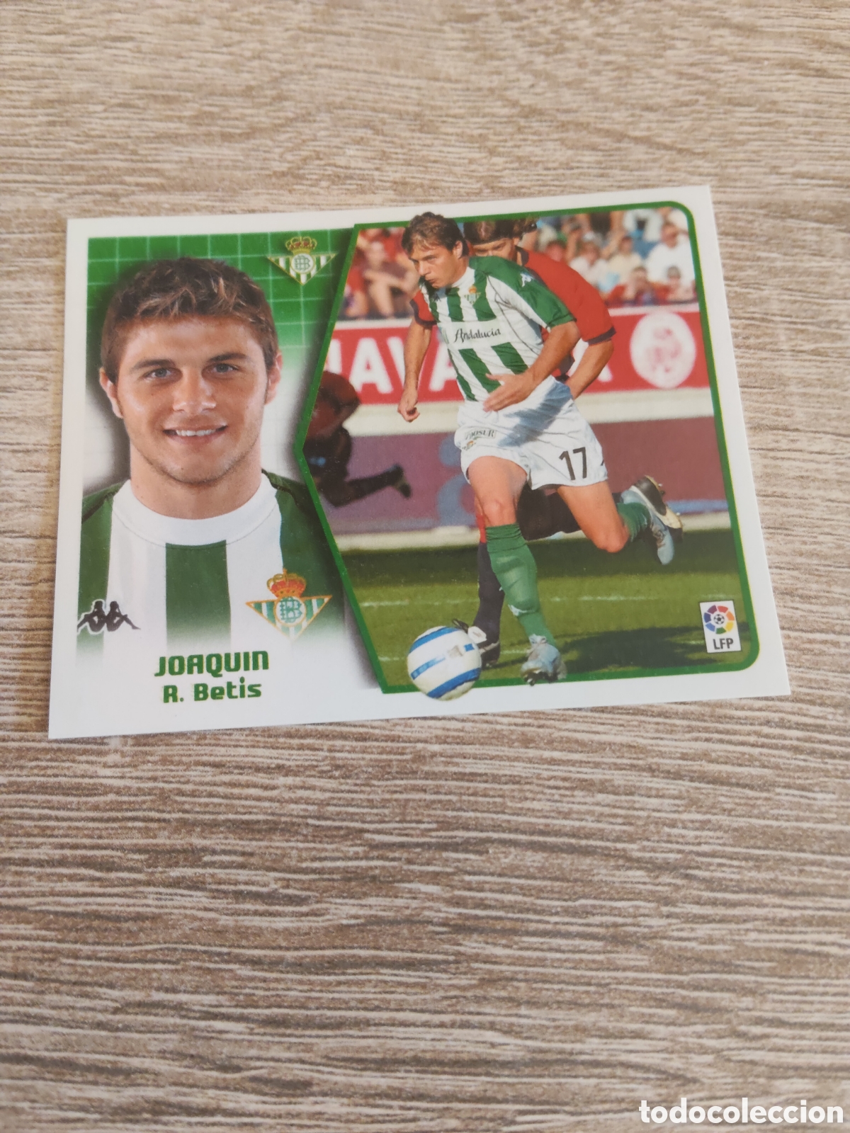Cromos de F&uacute;tbol: Joaqu&iacute;n Real Betis liga 2005 2006 05 06 ediciones este