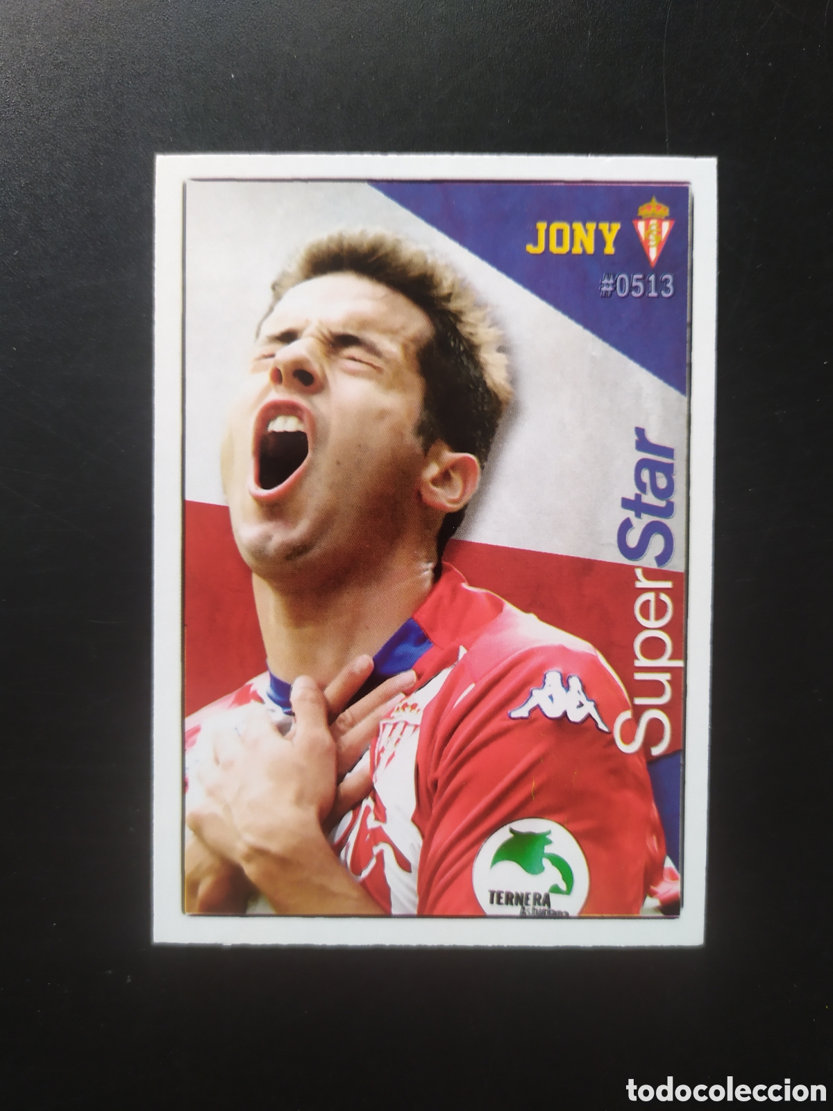 Cromos de F&uacute;tbol: Mundicromo fichas Liga 2015 2016 15 16 Jony superstar n&deg; 513 Sporting Gij&oacute;n