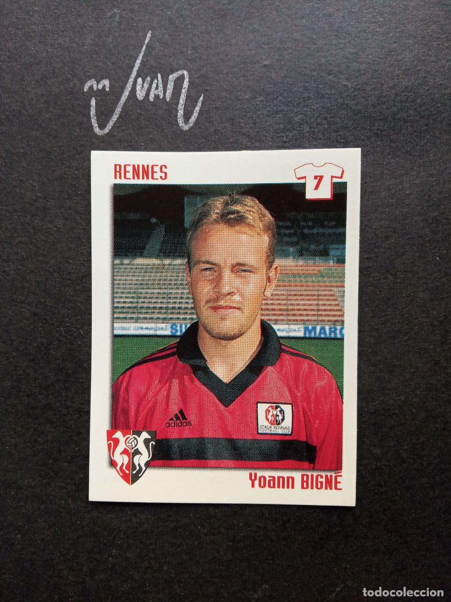 Cartes &agrave; collectionner de Football: N&ordm; 306 YOANN BIGNE STADE RENNAIS ⚽ PANINI &reg; FOOT LIGUE 1 FRANCIA 1998 1999 98 99 SIN PEGAR