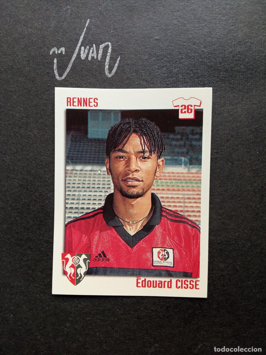 Figurine di Calcio: N&ordm; 307 EDOUARD CISSE STADE RENNAIS ⚽ PANINI &reg; FOOT LIGUE 1 FRANCIA 1998 1999 98 99 SIN PEGAR