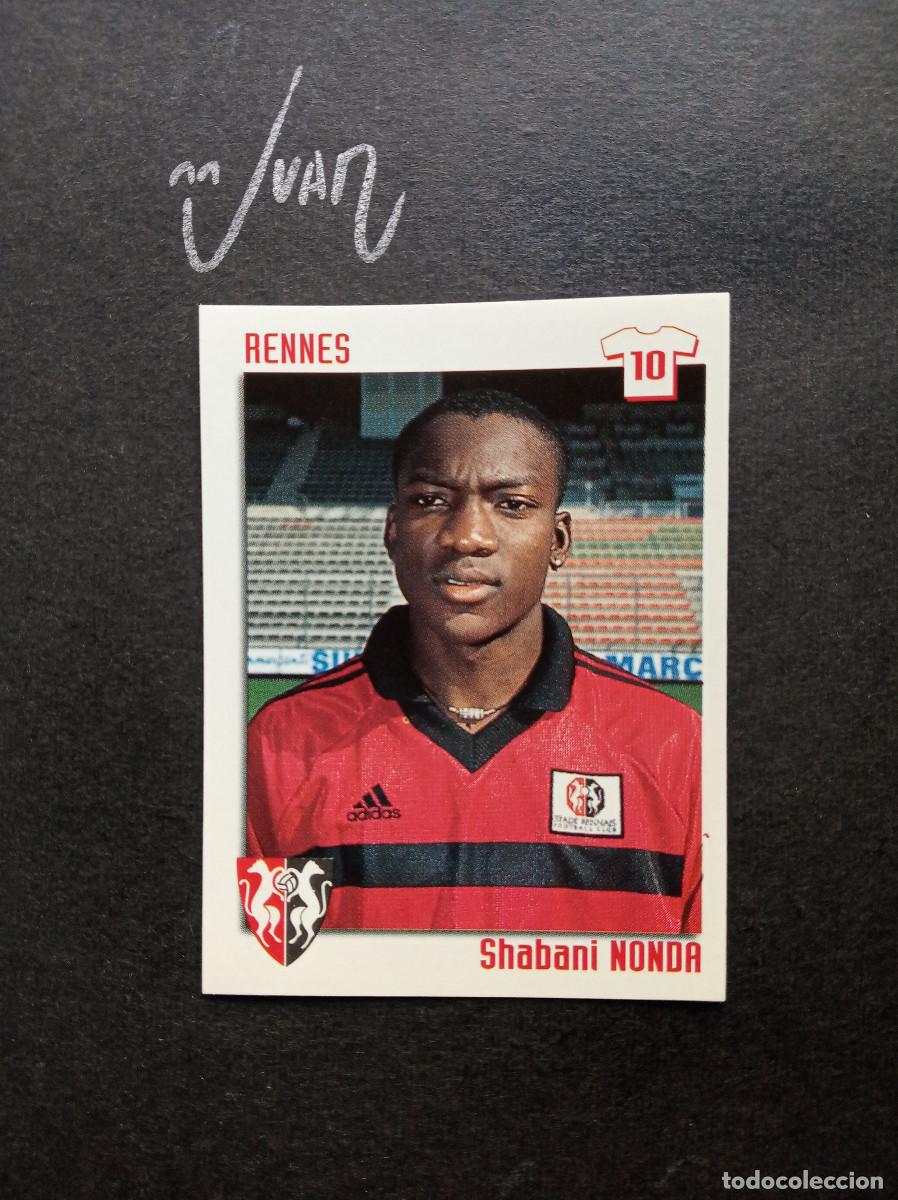 Cartes &agrave; collectionner de Football: N&ordm; 314 SHABANI NONDA STADE RENNAIS CONGO ⚽ PANINI &reg; FOOT LIGUE 1 FRANCIA 1998 1999 98 99 SIN PEGAR