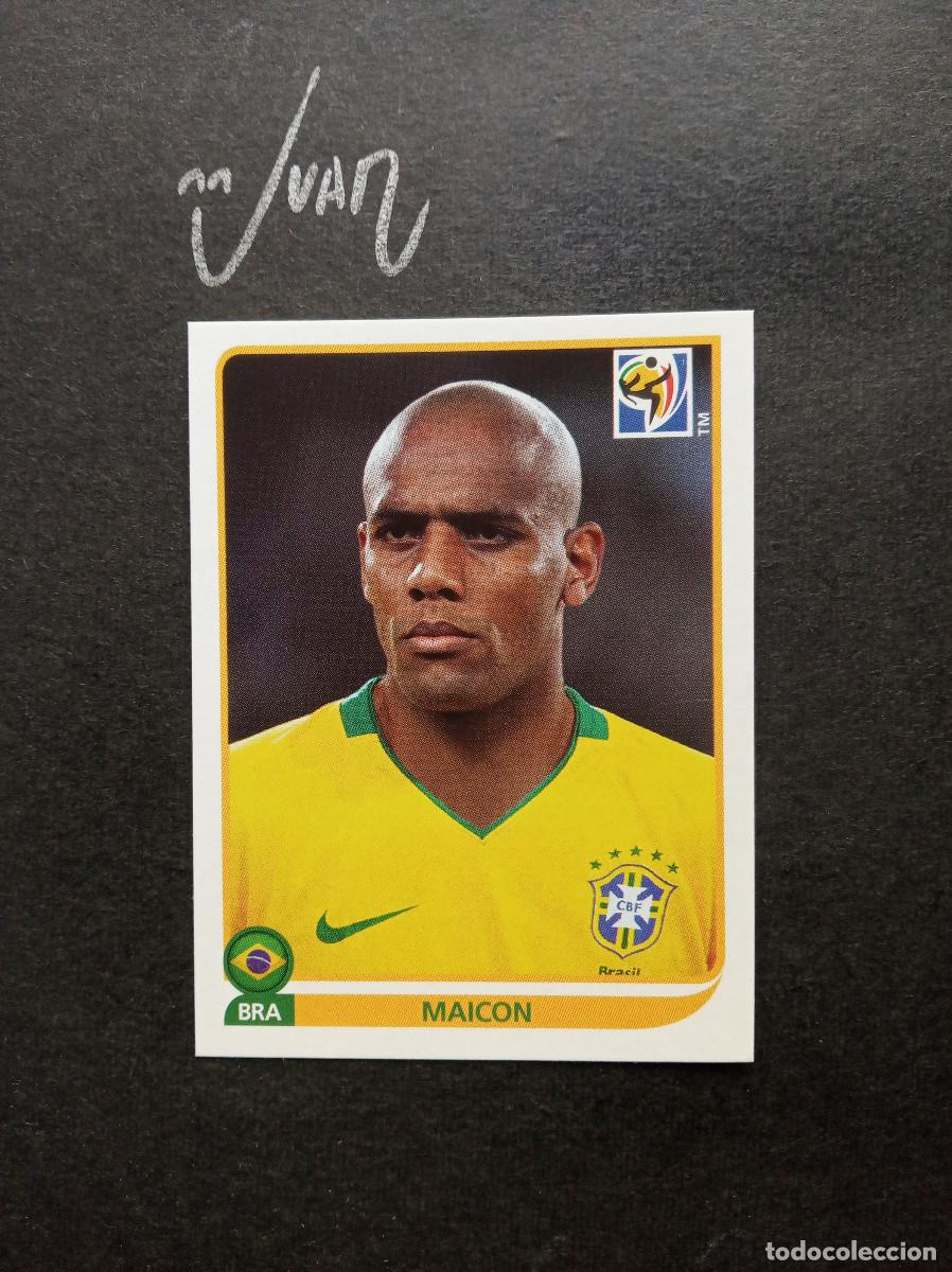 Cartes &agrave; collectionner de Football: 491 MAICON BRASIL INTER MILAN ⚽ PANINI &reg; FIFA WORLD CUP SOUTH AFRICA 2010 MUNDIAL 06 SIN PEGAR NUEVO