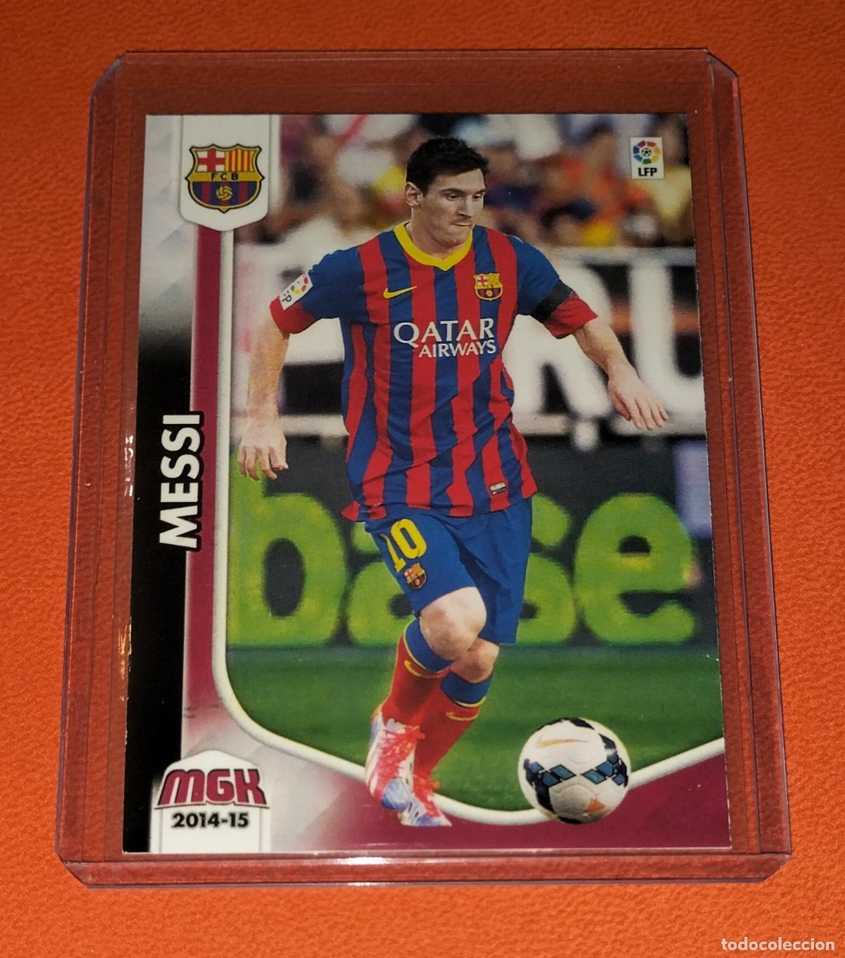 Cromos de Futebol: 70 LIONEL MESSI CARD FC BARCELONA MGK MEGACRACKS LIGA FUTBOL BBVA 2014 2015 14 15 PANINI