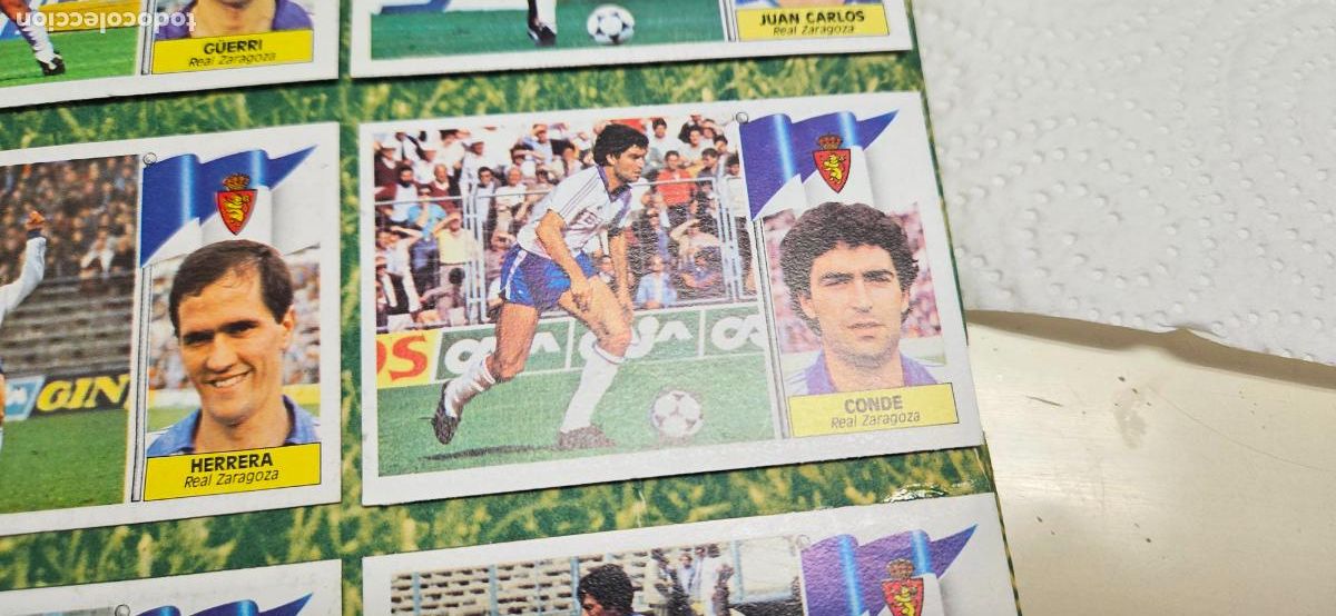 Cromos de F&uacute;tbol: zaragoza conde este 1986 1987 86 87 despegado