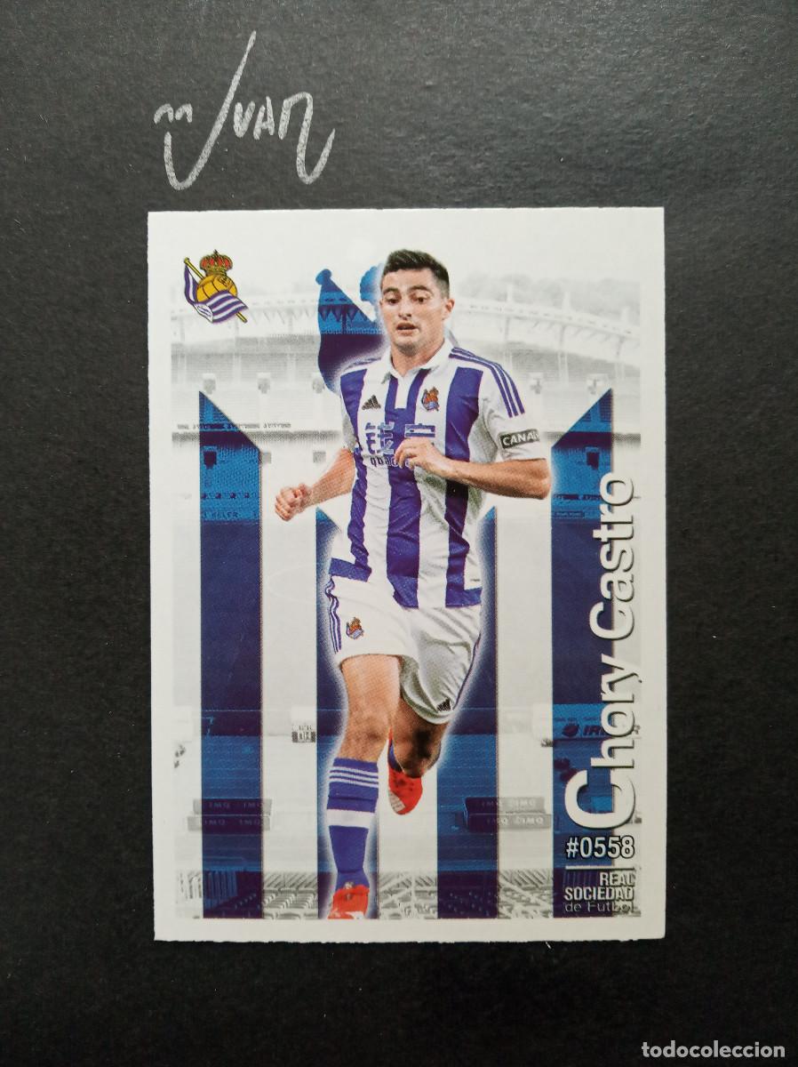 Cartes &agrave; collectionner de Football: N&ordm; 558 ULTIMA HORA UH CHORY CASTRO REAL SOCIEDAD ⚽ MUNDICROMO &reg; QUIZ GAME 2015 2016 LIGA 15 16
