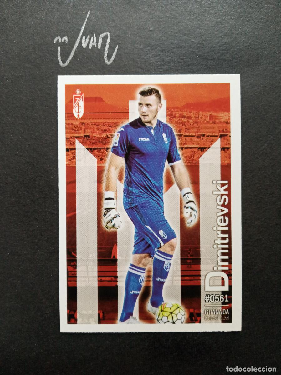 Fu&szlig;ball-Sticker: N&ordm; 561 ULTIMA HORA UH DIMITRIEVSKI GRANADA ⚽ MUNDICROMO &reg; QUIZ GAME 2015 2016 LIGA 15 16