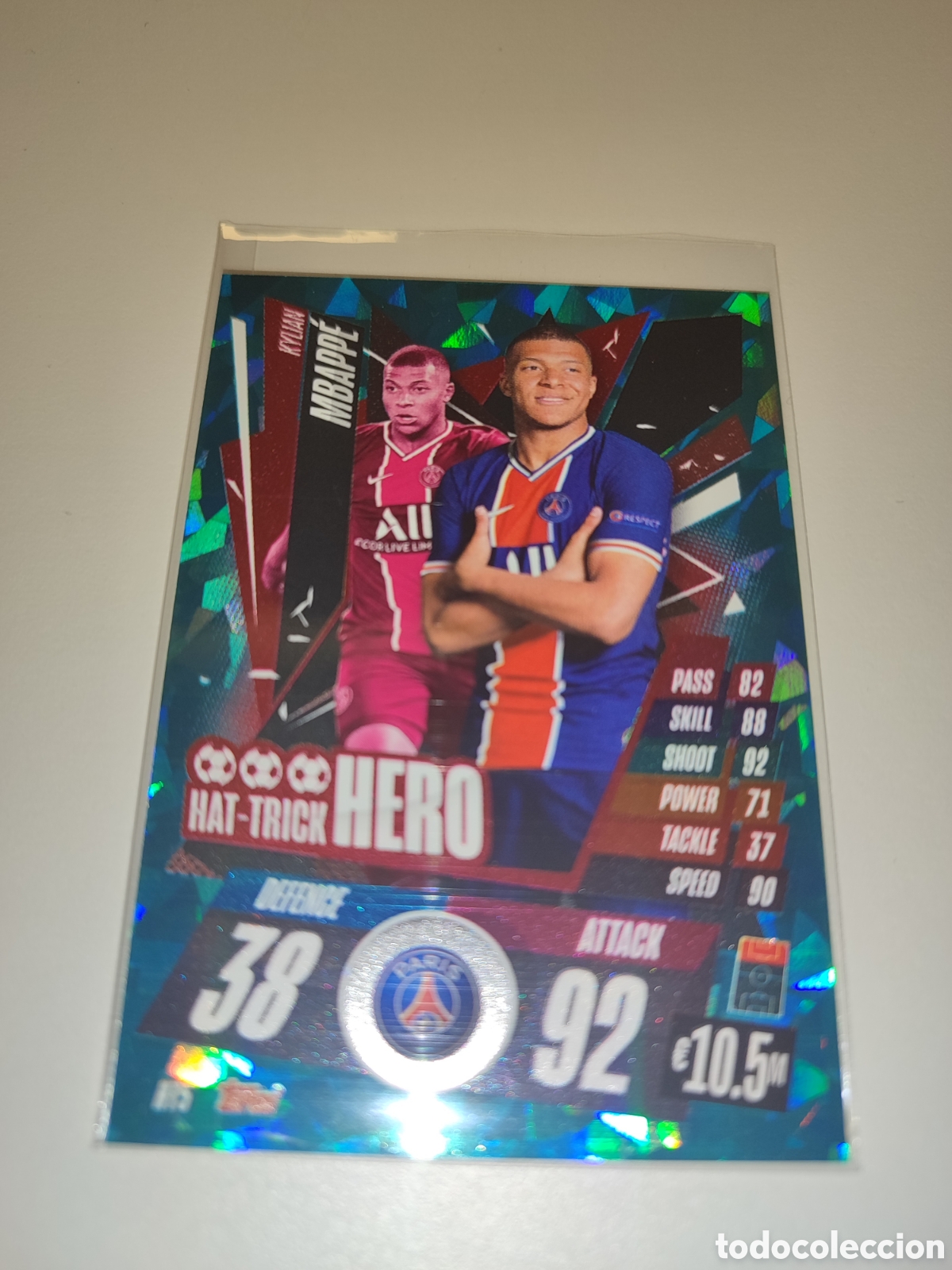 Cromos de F&uacute;tbol: Mbappe Hat-Trick Hero Match Attax 20/21