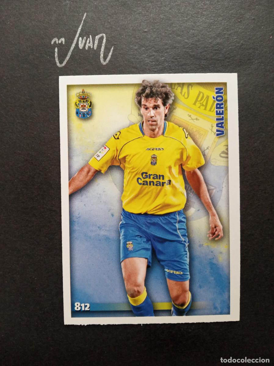 Cartes &agrave; collectionner de Football: N&ordm; 812 VALERON UD LAS PALMAS ESPA&Ntilde;A ⚽ MUNDICROMO &reg; PLATIINUM QUIZ GAME 2014 2015 LIGA 14 15