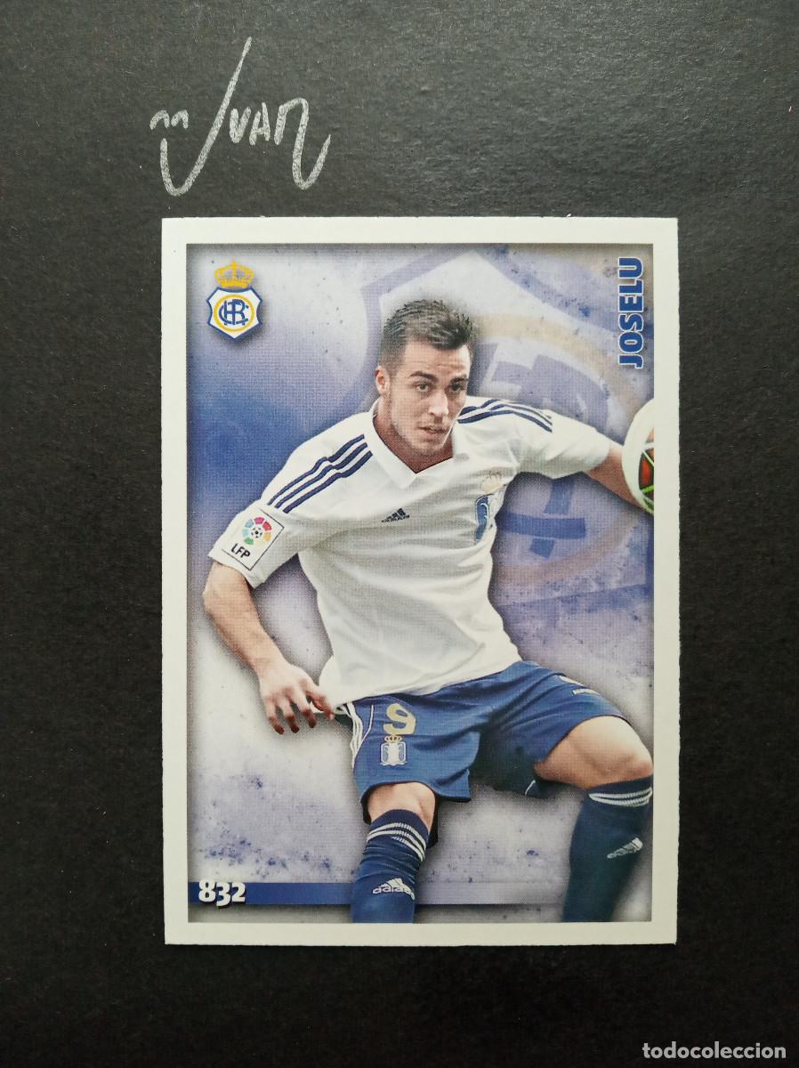 Cartes &agrave; collectionner de Football: N&ordm; 832 JOSELU RC RECREATIVO DE HUELVA ⚽ MUNDICROMO &reg; PLATIINUM QUIZ GAME 2014 2015 LIGA 14 15