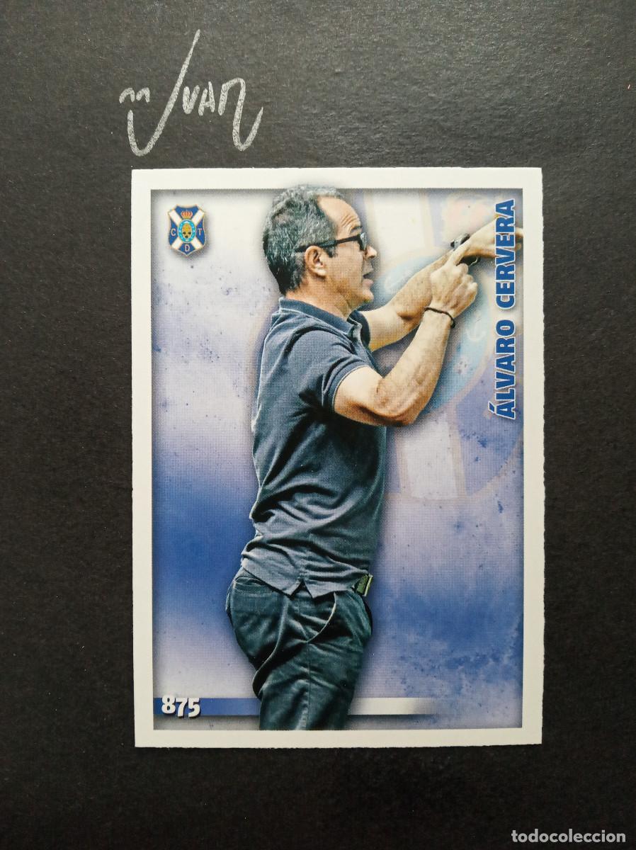 Cartes &agrave; collectionner de Football: N&ordm; 875 ENTRENADOR ALVARO CERVERA CD TENERIFE ⚽ MUNDICROMO &reg; PLATIINUM QUIZ GAME 2014 2015 LIGA 14 15