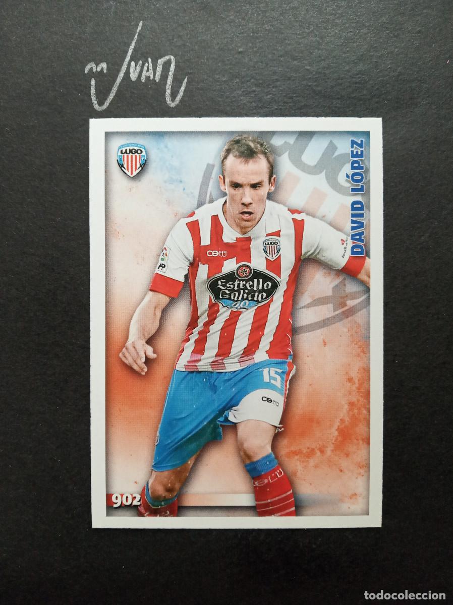 Cartes &agrave; collectionner de Football: N&ordm; 902 DAVID LOPEZ CD LUGO ATHLETIC ⚽ MUNDICROMO &reg; PLATIINUM QUIZ GAME 2014 2015 LIGA 14 15