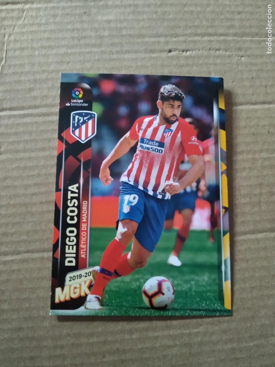 Fu&szlig;ball-Sticker: 54 DIEGO COSTA ATLETICO DE MADRID CROMO FUTBOL PANINI LIGA MEGACRACKS 2019-2020 MGK 19-20