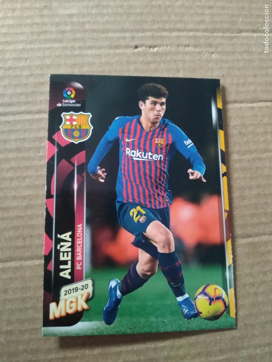 Figurine di Calcio: 68 ALE&Ntilde;A BARCELONA BAR&Ccedil;A CROMO FUTBOL PANINI LIGA MEGACRACKS 2019-2020 MGK 19-20