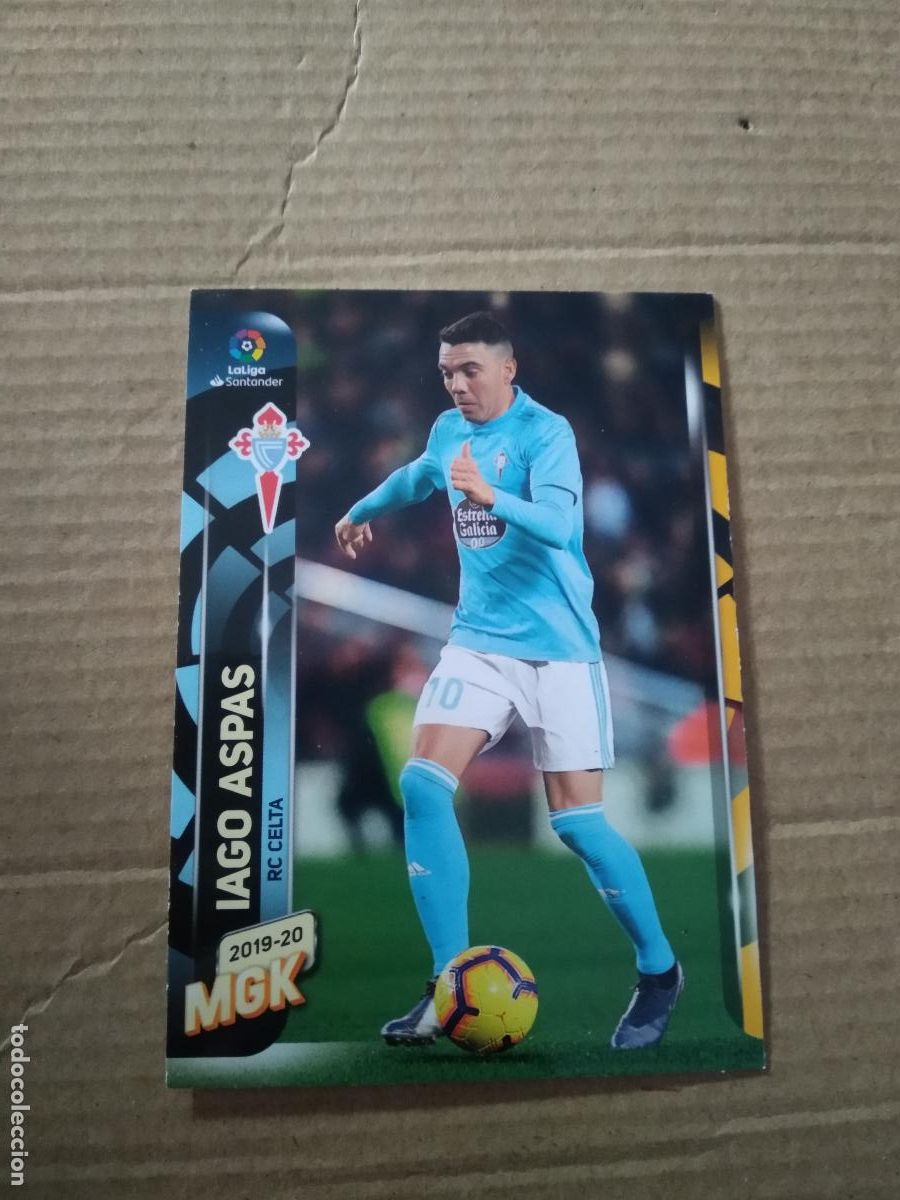 Cromos de F&uacute;tbol: 106 IAGO ASPAS CELTA DE VIGO CROMO FUTBOL PANINI LIGA MEGACRACKS 2019-2020 MGK 19-20