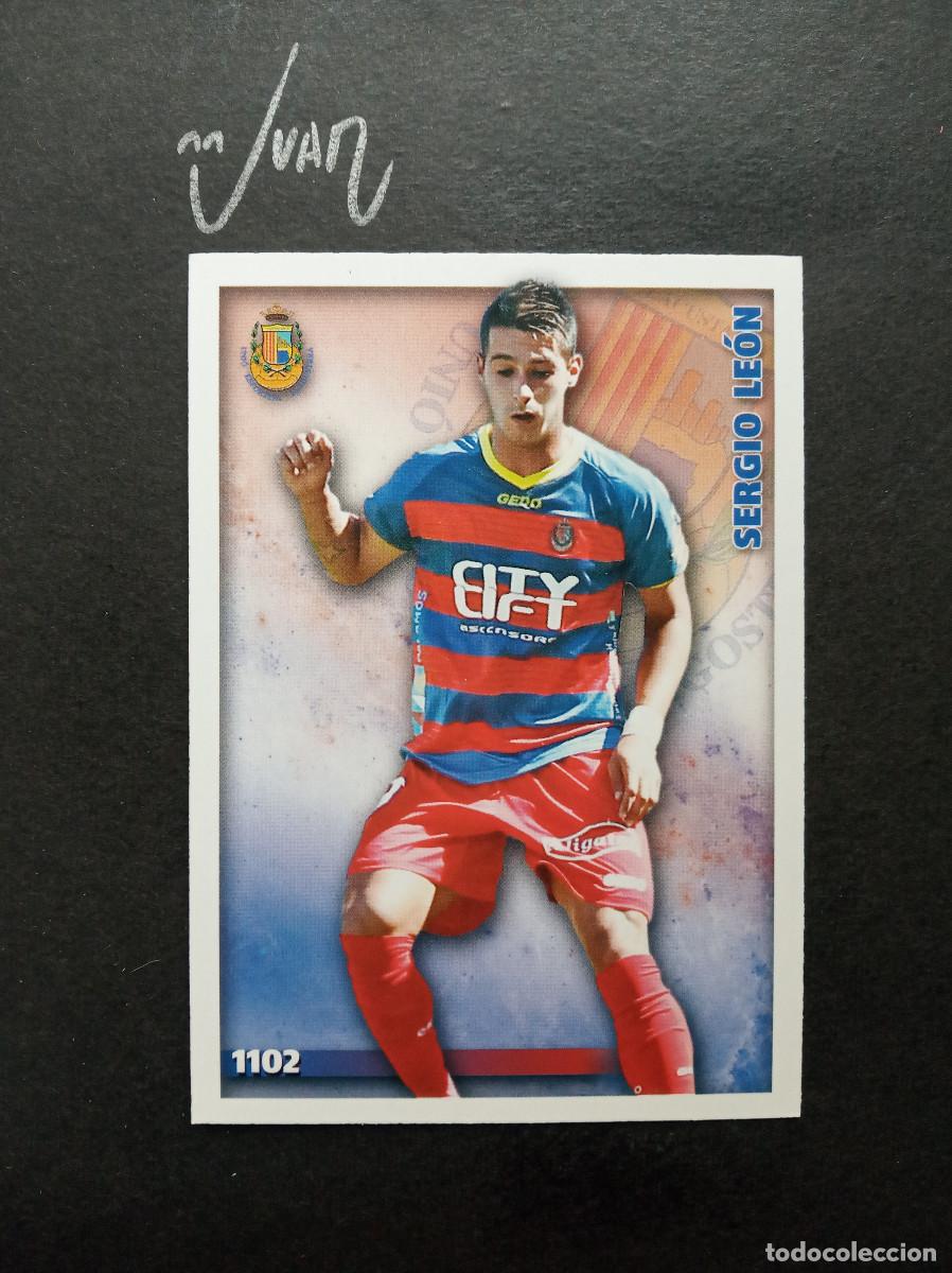 Fu&szlig;ball-Sticker: N&ordm; 1102 SERGIO LEON LLAGOSTERA REAL BETIS ⚽ MUNDICROMO &reg; PLATIINUM QUIZ GAME 2014 2015 LIGA 14 15