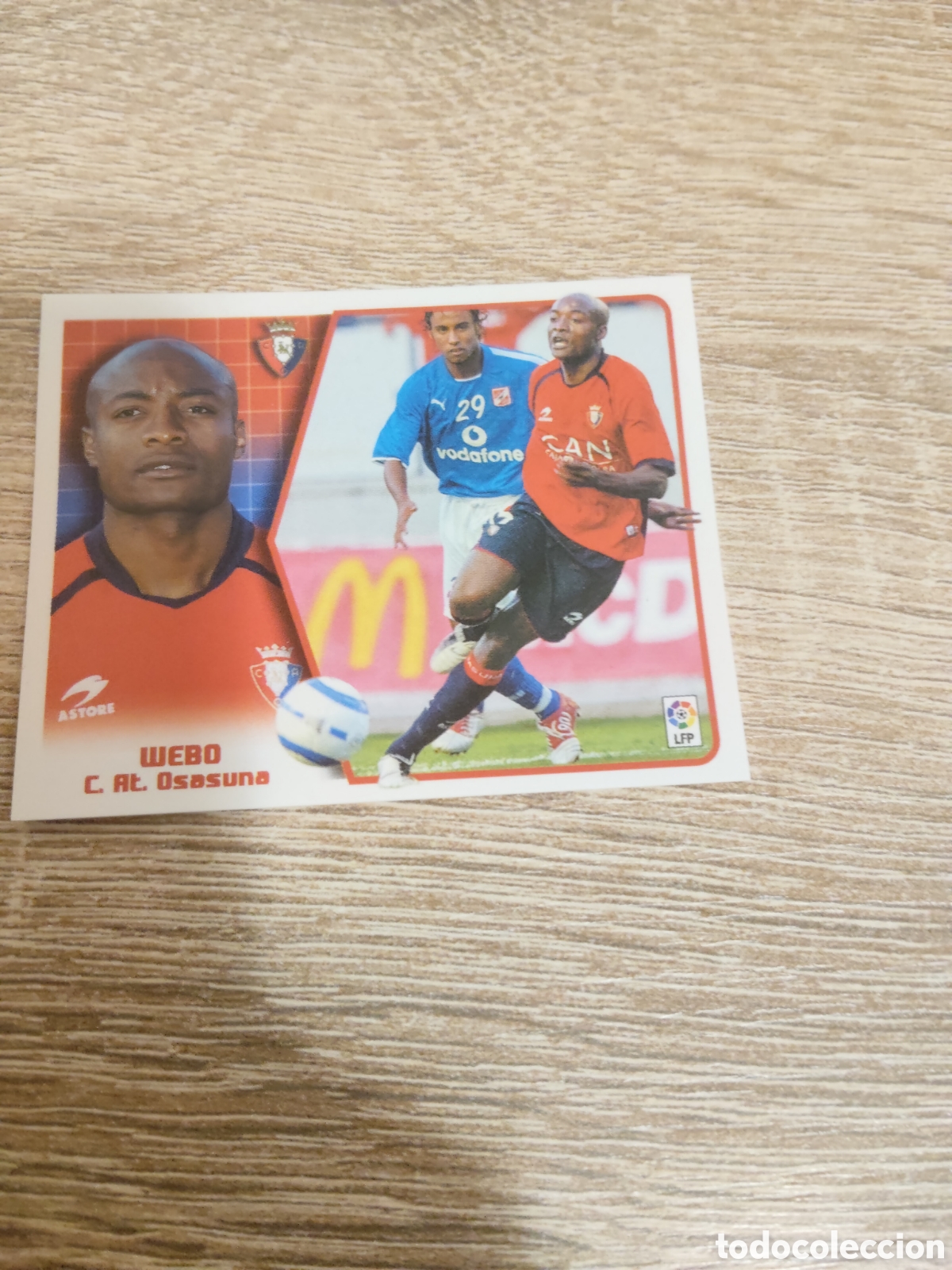 Football Stickers: Webo Osasuna liga 2005 2006 05 06 ediciones este