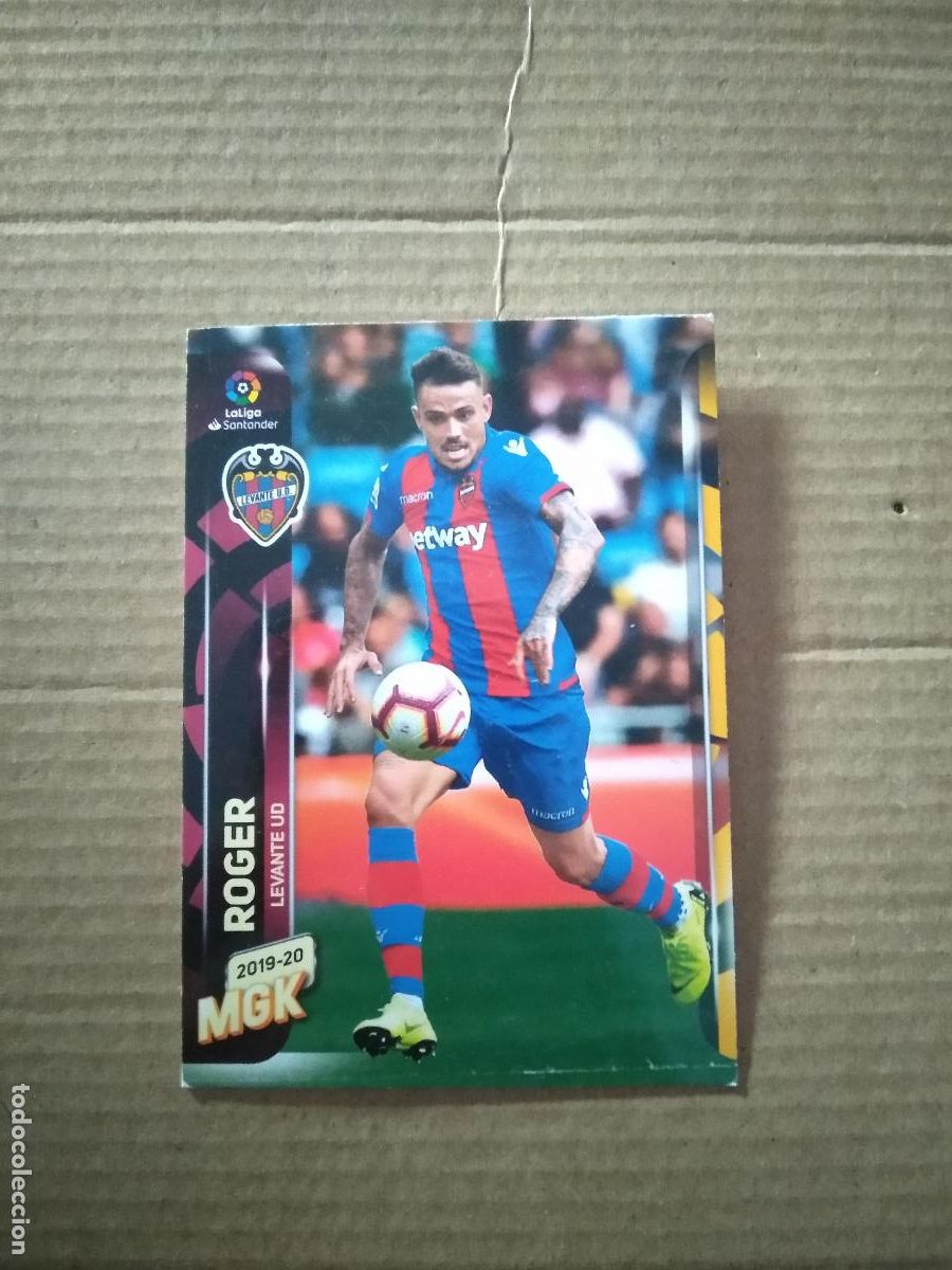 Figurine di Calcio: 214 ROGER LEVANTE CROMO FUTBOL PANINI LIGA MEGACRACKS 2019-2020 MGK 19-20