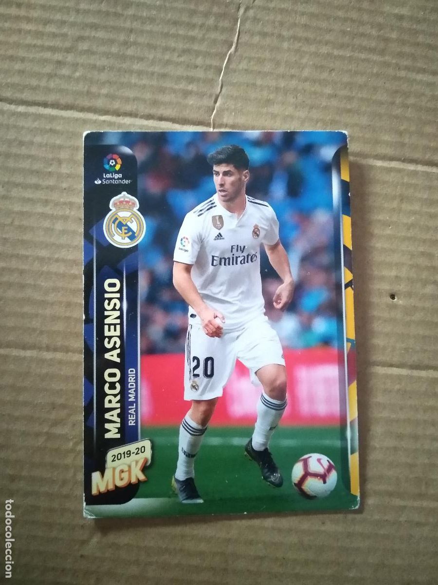 Figurine di Calcio: 229 MARCO ASENSIO REAL MADRID CROMO FUTBOL PANINI LIGA MEGACRACKS 2019-2020 MGK 19-20