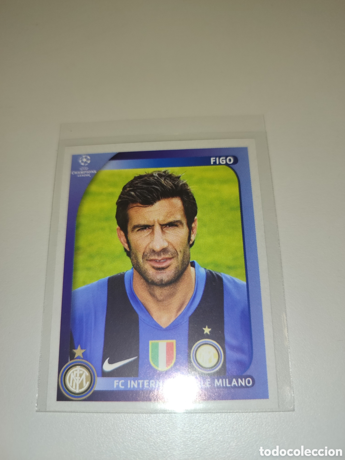 Cartes &agrave; collectionner de Football: Sticker Figo UEFA Champions League 08/09