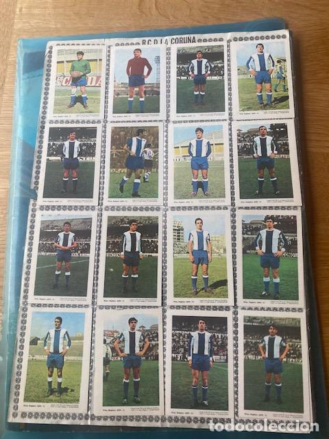 Figurine di Calcio: R.C.D. La Coru&ntilde;a. Campeonato de liga 71-72. 16 cromos de la plantilla. Fher.